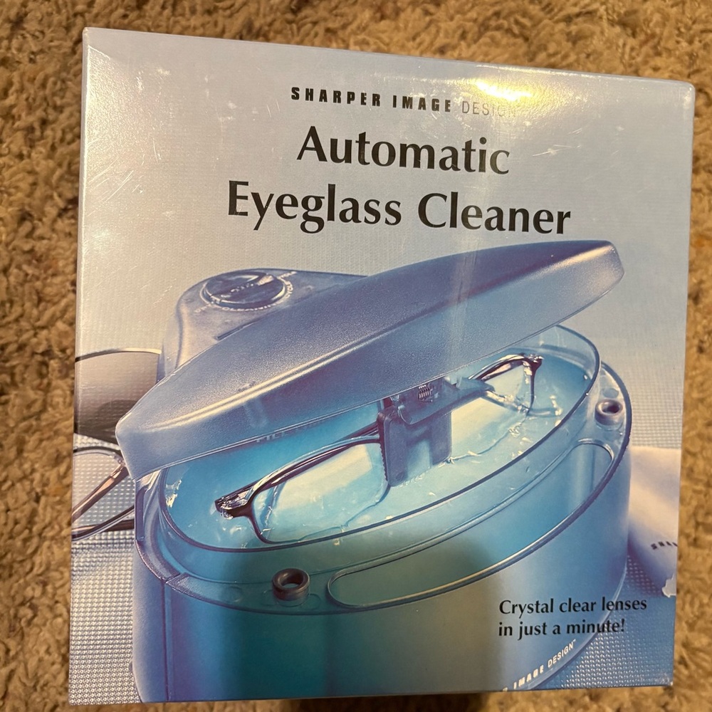 Sharper Image Eyeglass Cleaner NEW
